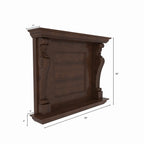 Arlo Carved Fireplace Mantel — view 6