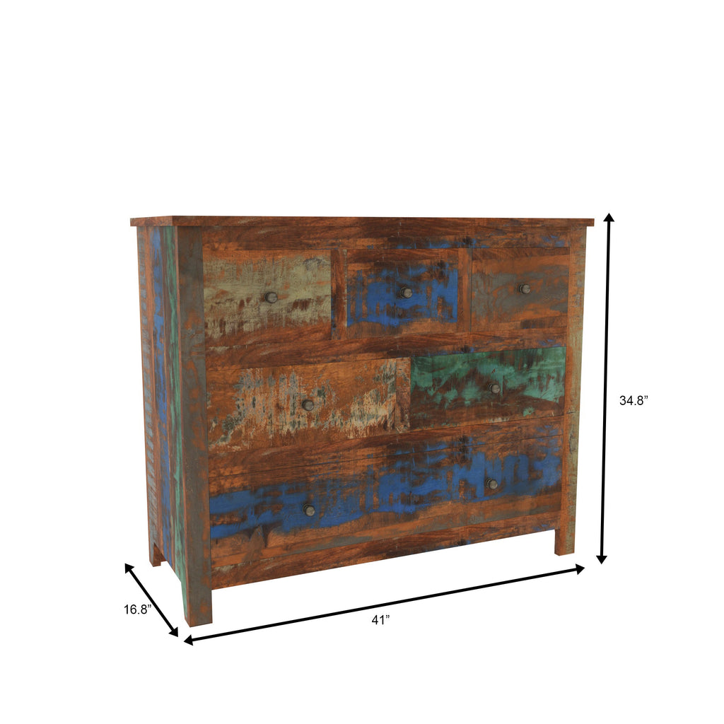 Arden Rustic Storage Chest — view 7
