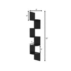 Naia Floating Corner Engineered Wood Wall Shelf — view 4