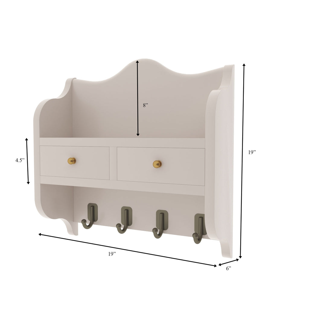 Estelle Solid Wood Wall Shelf — view 7