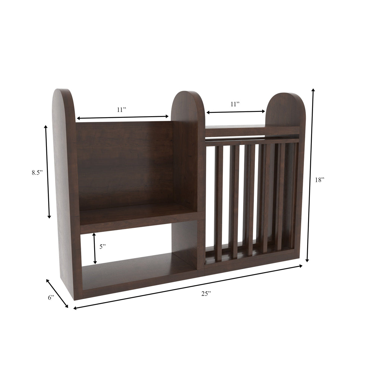 Giselle Solid Wood Wall Shelf — view 5