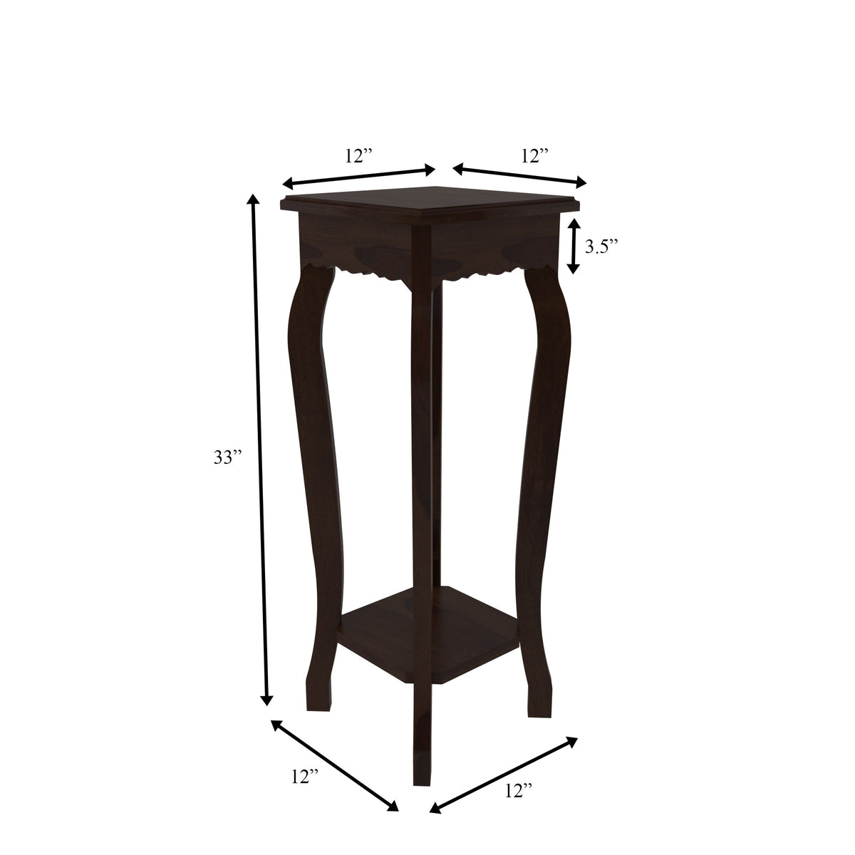 Hazel Solid Wood Side Table — view 6