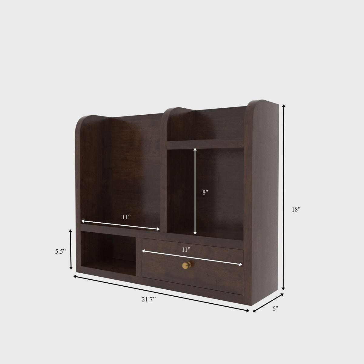 Gaia Solid Wood Wall Shelf — view 8