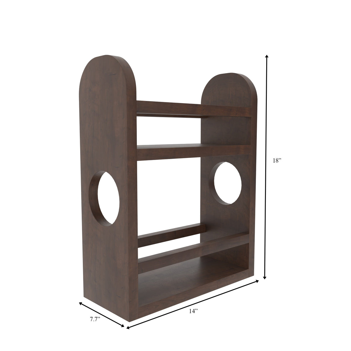 Evora Solid Wood Wall Shelf — view 6