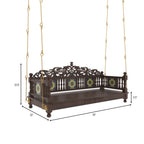 Briar Jali Tiled Hanging Swing — view 5