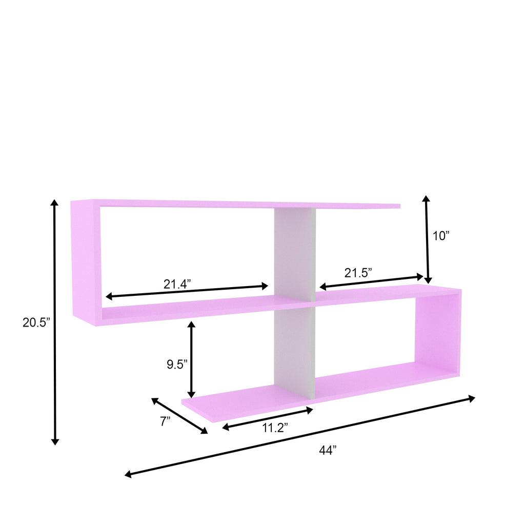 Lyra Floating Engineered Wood Wall Shelf — view 4