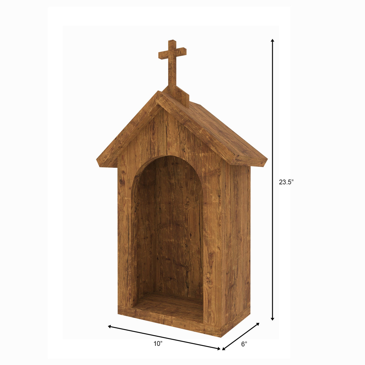 Faye Arched Rustic Altar — view 5