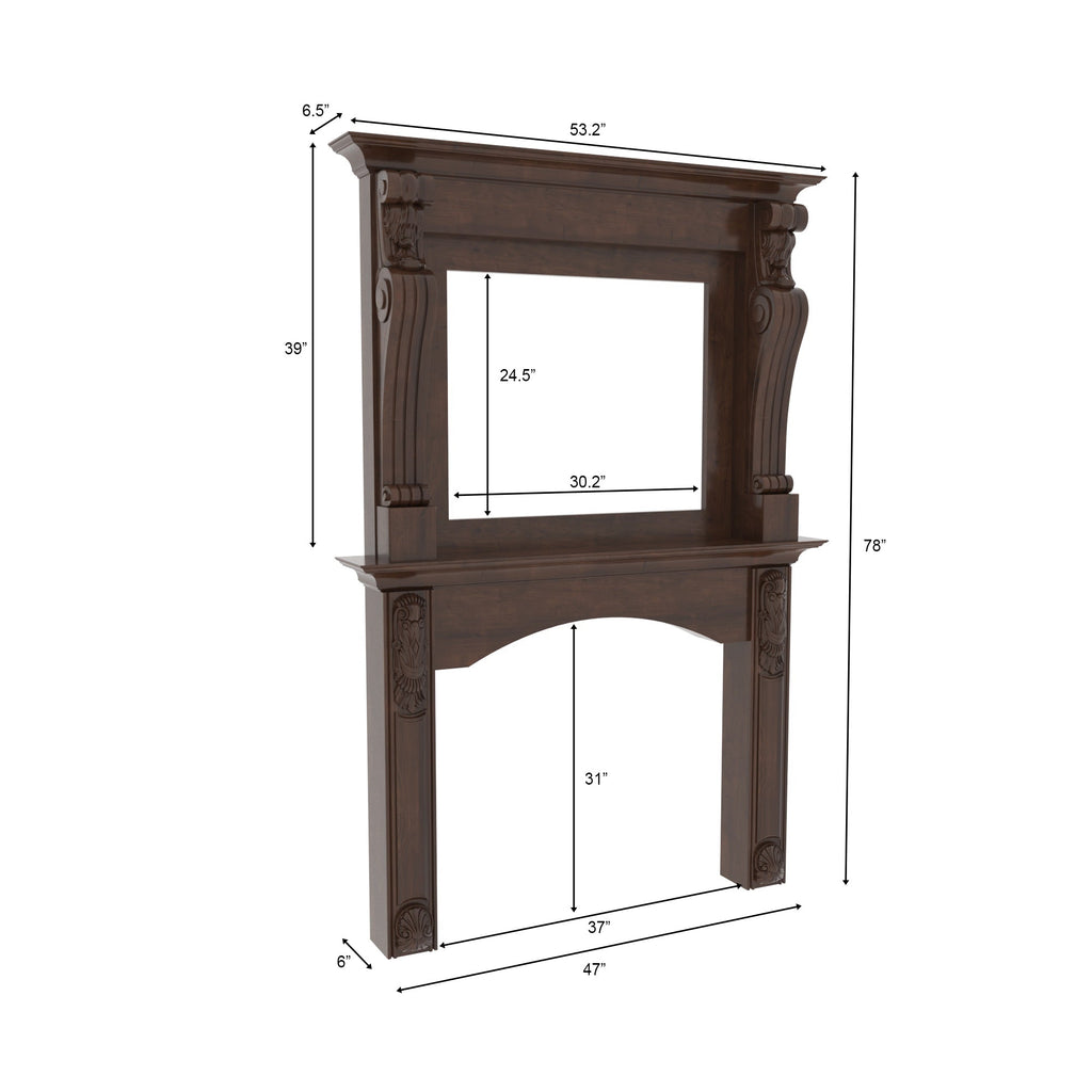 Aurelia Solid Wood TV Unit — view 6