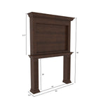 Arden Panelled Fireplace Mantel — view 6