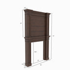 Aurelia Panelled Fireplace Mantel — view 6