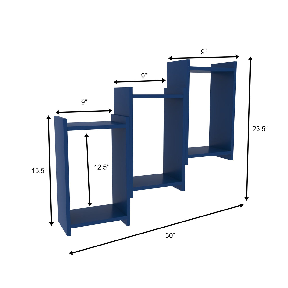 Lorne Engineered Wood Wall Shelf — view 4