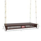 Emery Solid Wood Hanging Swing — view 5