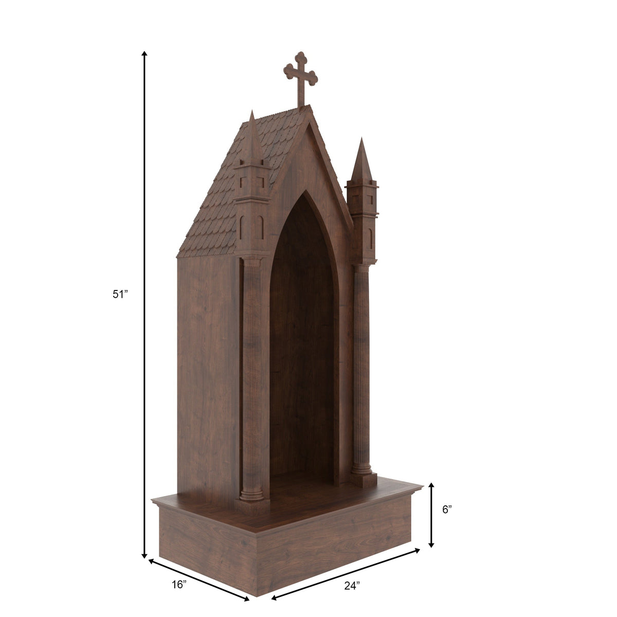 Dalia Gothic Arched Altar — view 5