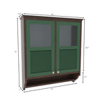 Arden Panelled Glass Panel Wardrobe — view 7