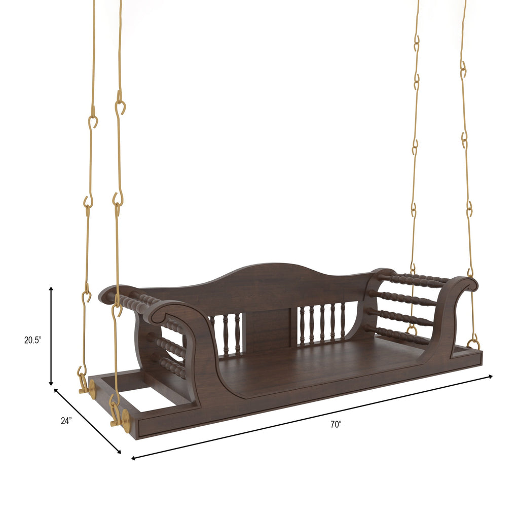 Arlo Scroll Hanging Swing — view 5