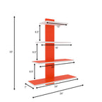 Lucien Floating Two-Tone Engineered Wood Wall Shelf — view 4