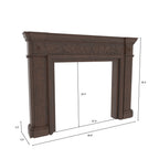 Aveline Carved Fireplace Mantel — view 4