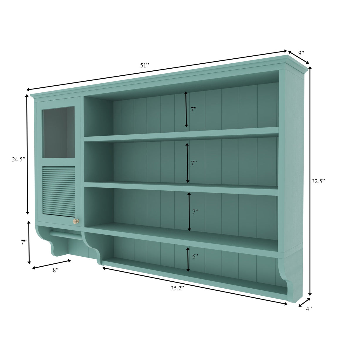Arlo Solid Wood Wall Cabinet — view 8