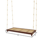Giselle Solid Wood Hanging Swing — view 2