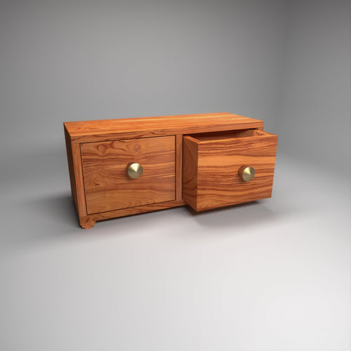 Cleo Solid Wood 2 Drawer Desktop Chest - product image 1