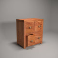 Corin Solid Wood 4 Drawer Desk Chest - Natural - product image 1