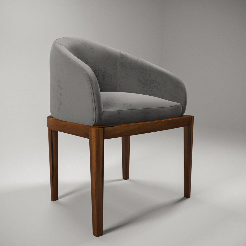 Olena Solid Wood Armchair — view 3