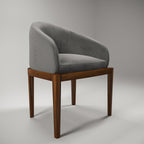 Olena Solid Wood Armchair — view 3