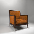 Cora Upholstered Rustic Armchair — view 3