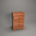 Jolie Solid Wood 6 Compartment Jewellery Chest - product image 3