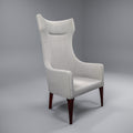 Calla White Armchair — view 1