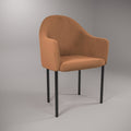 Orla Yellow Metal Armchair — view 1
