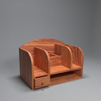 Arcadia Solid Wood Arched Desk Organizer - product image 3