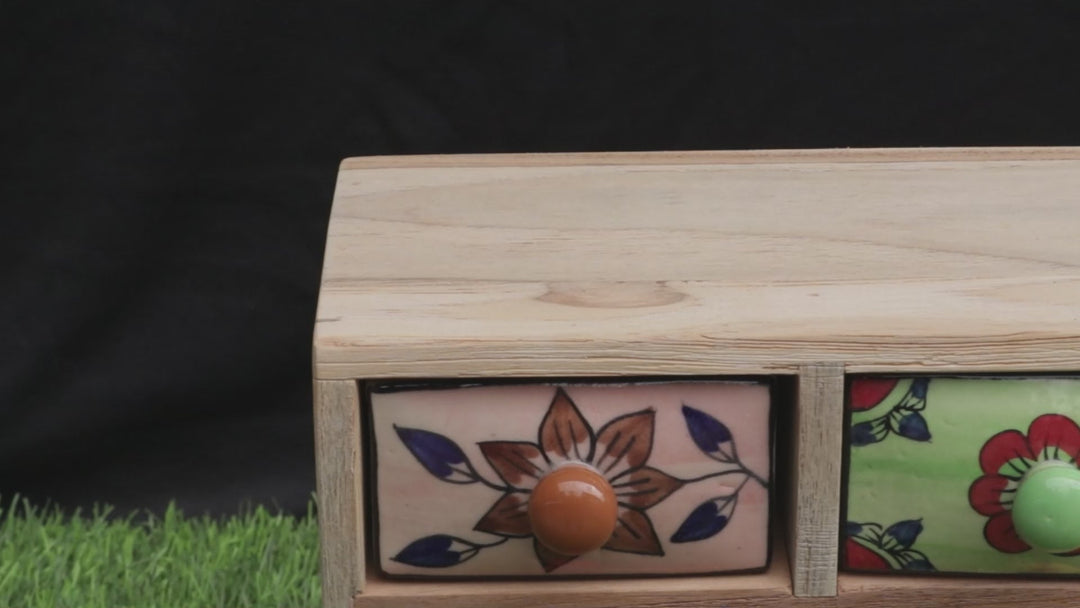 Multipurpose Handcrafted Wooden Chest Drawers