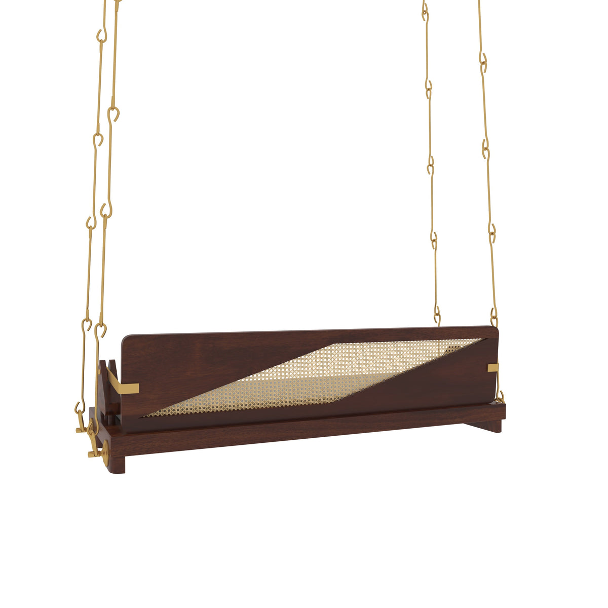 Liora Solid Wood Hanging Swing — view 4