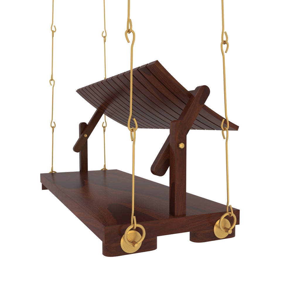 Liv Solid Wood Hanging Swing — view 7