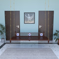 Iris Solid Wood Hanging Swing — view 1