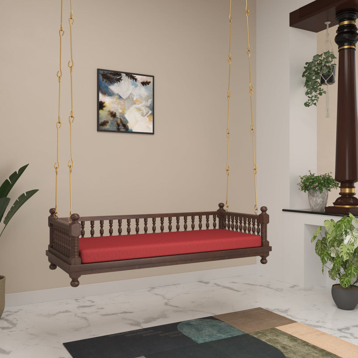 Bellamy Baluster Colonial Hanging Swing — view 1
