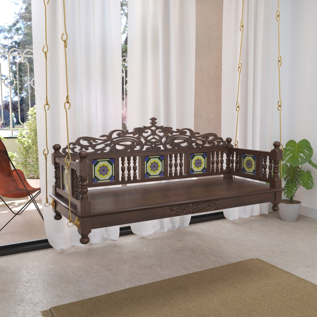 Briar Jali Tiled Hanging Swing — view 1