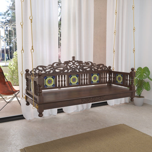 Briar Jali Tiled Hanging Swing — view 1