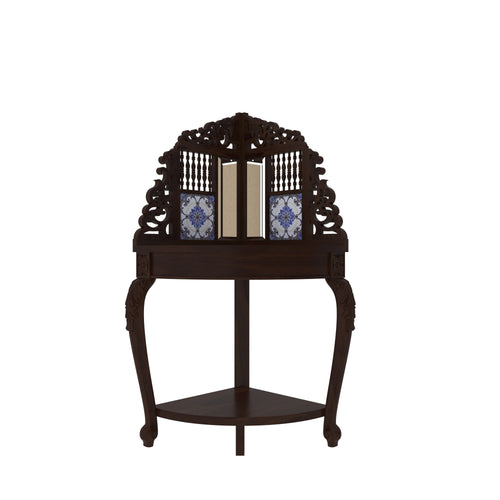 Arden Carved Corner Corner Cabinet — view 2