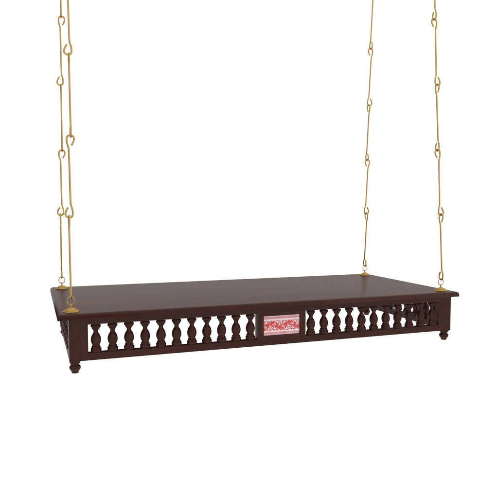 Emery Solid Wood Hanging Swing — view 2