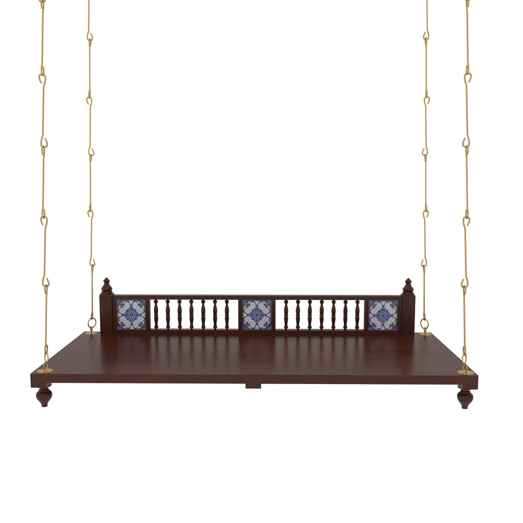 Iris Solid Wood Hanging Swing — view 2