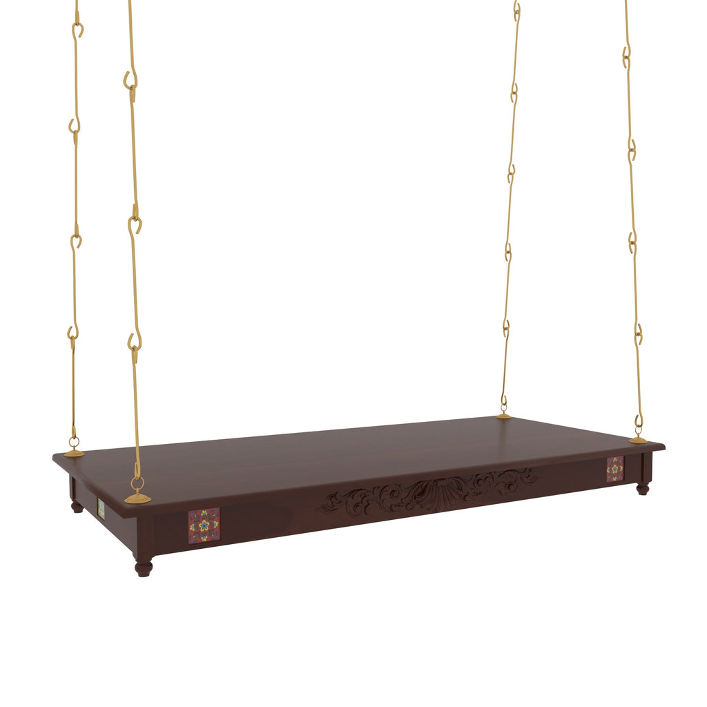 Estelle Carved Hanging Swing — view 2