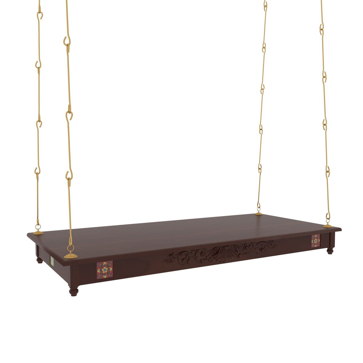 Estelle Carved Hanging Swing — view 2