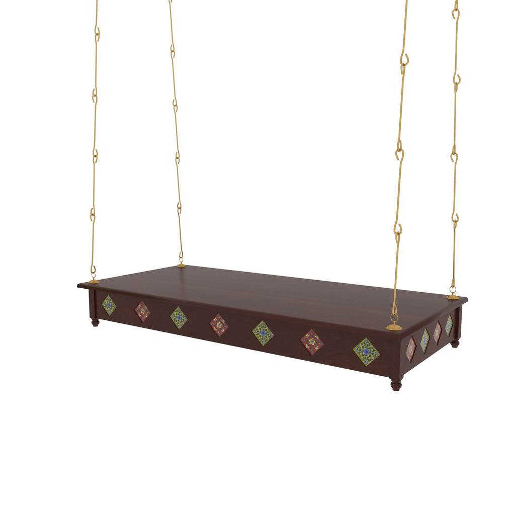 Elodie Solid Wood Hanging Swing — view 2