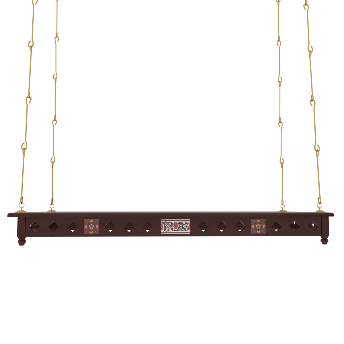 Evora Solid Wood Hanging Swing — view 3