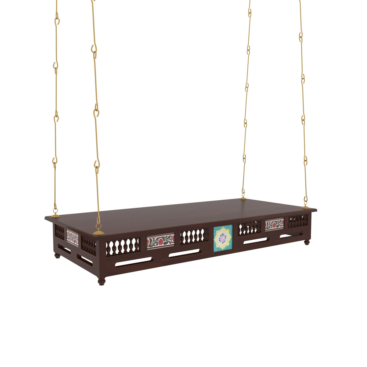 Elise Solid Wood Hanging Swing — view 3