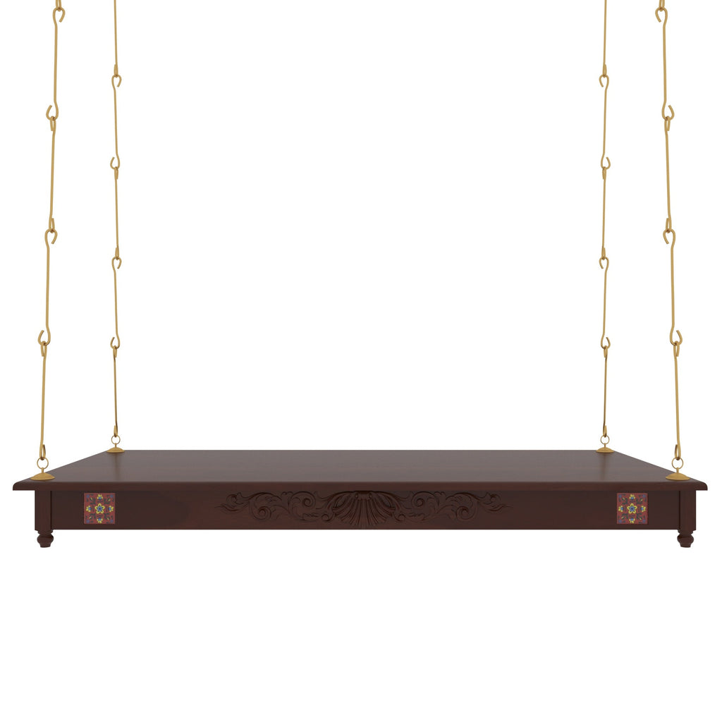 Estelle Carved Hanging Swing — view 3