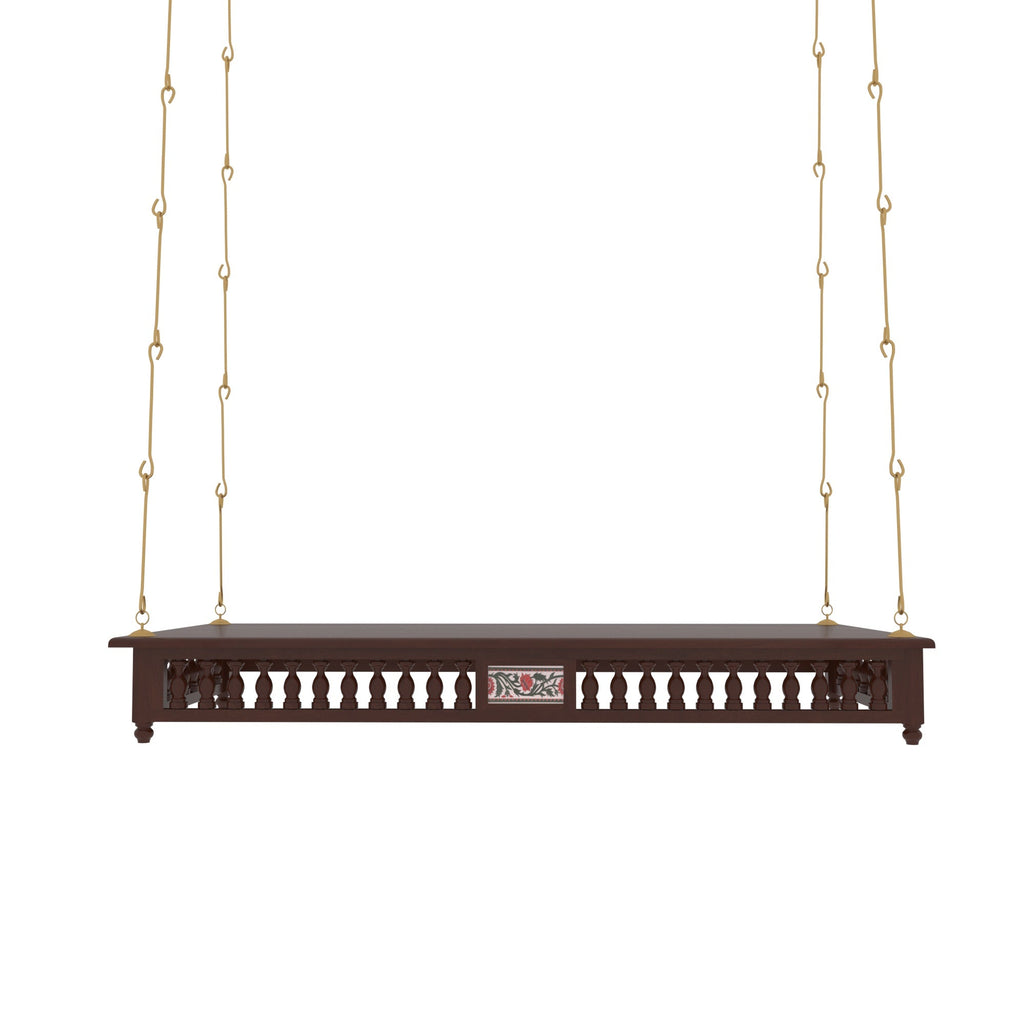 Emery Solid Wood Hanging Swing — view 3