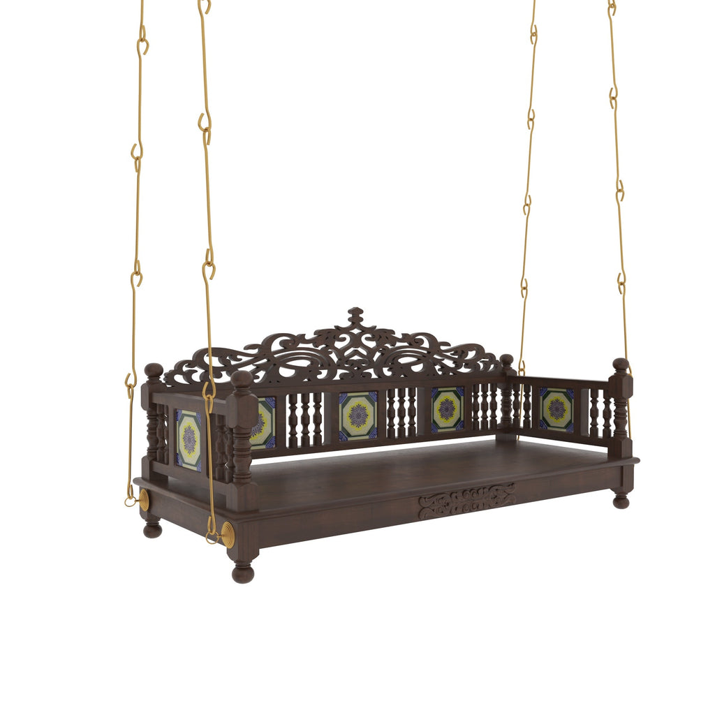 Briar Jali Tiled Hanging Swing — view 3
